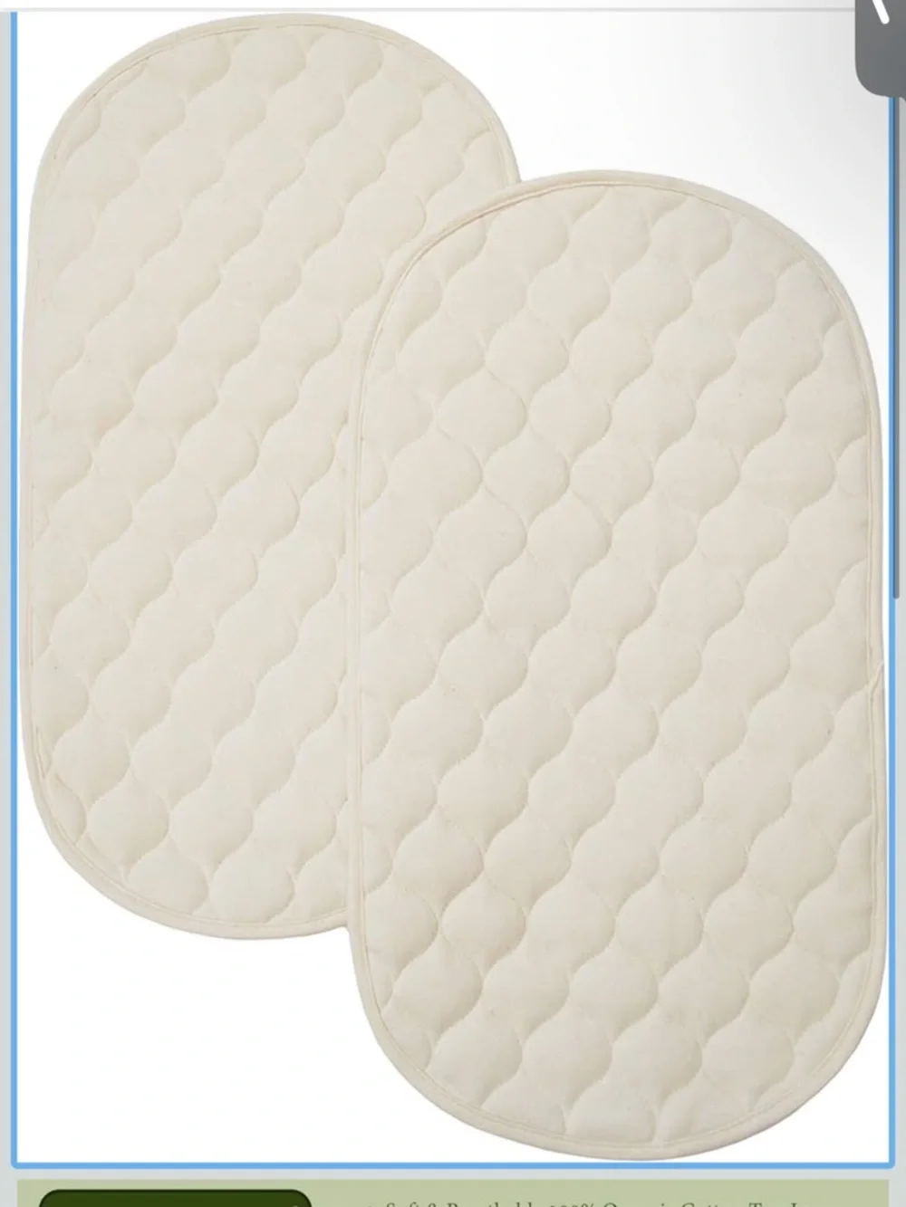 BRAND NEW Waterproof Quilted Playpad Changing Table Pads - 4 pack